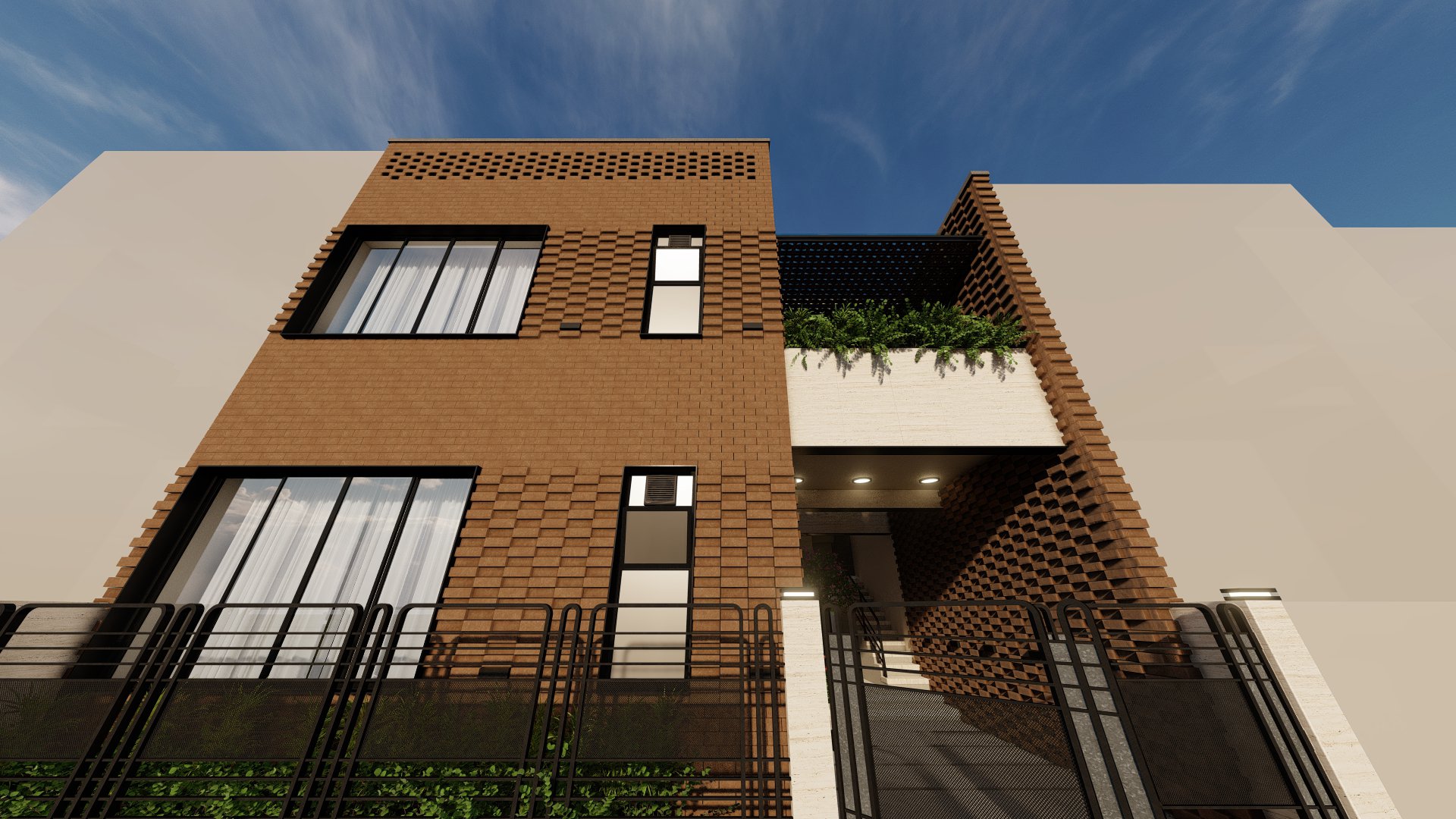 Rana Housing balcony detail